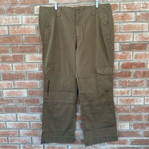 Eddie Bauer NEW Cargo Pants Double Knee Women’s 18 Tan Hiking Outdoors Gorpcore